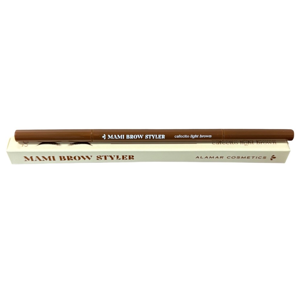 NEW Alamar Cosmetics Mami Brow Styler Pencil- Cafecito Light Brown